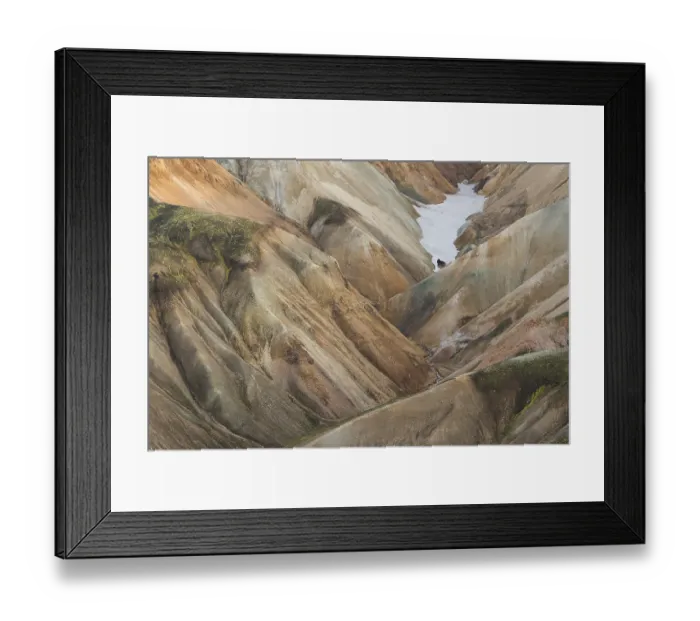 Framed Print : Coloured Rhyolite Mountains, Landmannalaugar Framed Print : Coloured Rhyolite Mountains, Landmannalaugar
