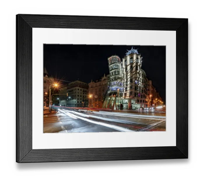 Framed Print : Dancing House, Ginger and Fred