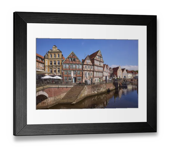 Framed Print : Old Hanseatic harbour