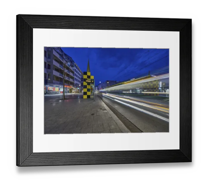 Framed Print : Steintor tram stop, designer Alessandro Mendini Framed Print : Steintor tram stop, designer Alessandro Mendini