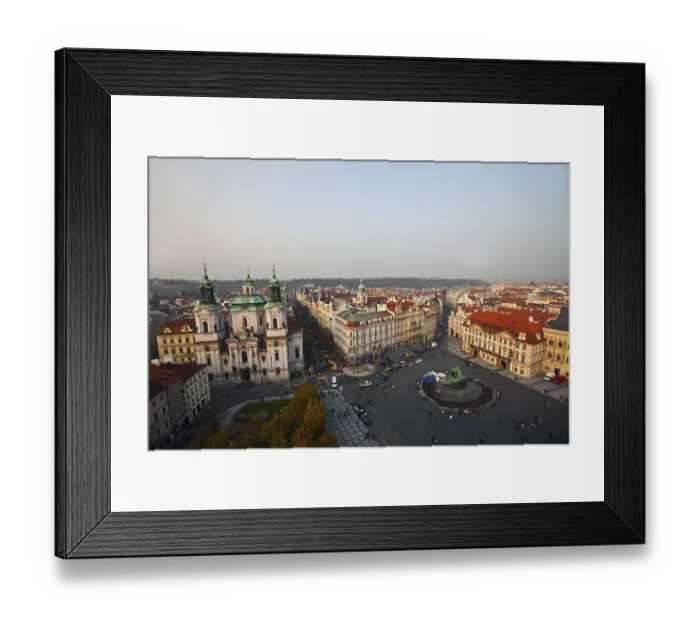 Framed Print : The Old Town Square in the center of Prague City Framed Print : The Old Town Square in the center of Prague City
