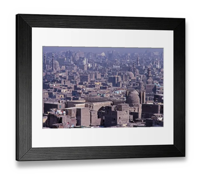 Framed Print : View of the city from the Citadel