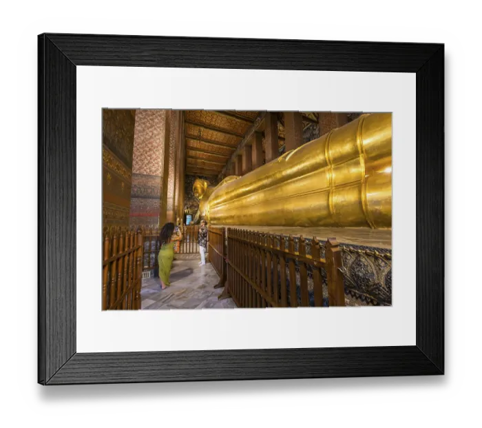 Framed Print : Wat Pho, temple of the reclining Buddha