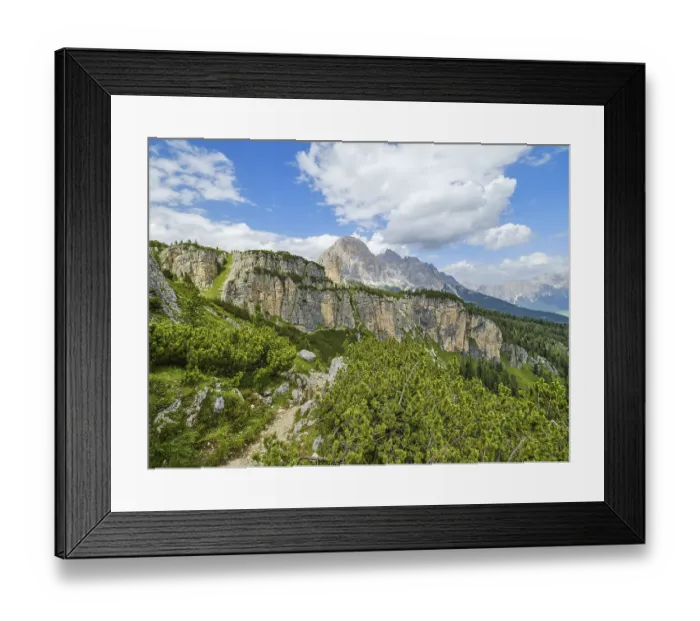 Framed Print : On the way to the Cinque Torri Framed Print : On the way to the Cinque Torri