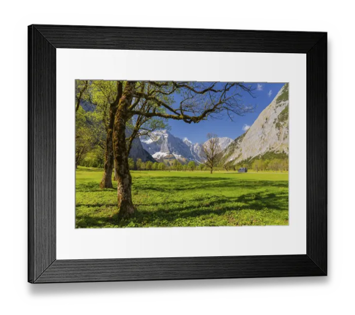 Framed Print : Nature conservancy area Grosser Ahornboden