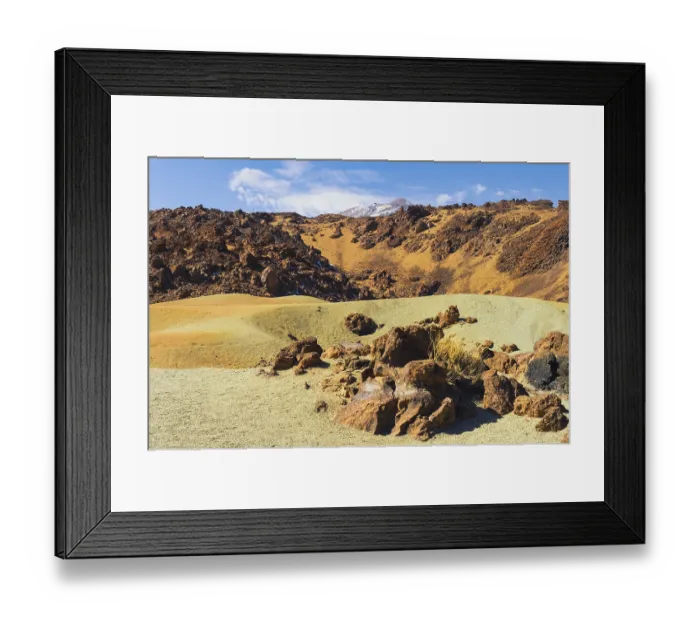 Framed Print : Pumice stone field, Teide National Park Framed Print : Pumice stone field, Teide National Park