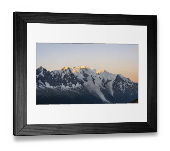Framed Print : Morning atmosphere, mountain landscape at sunrise Framed Print : Morning atmosphere, mountain landscape at sunrise