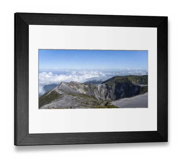 Framed Print : Irazu Volcano, Irazu Volcano National Park