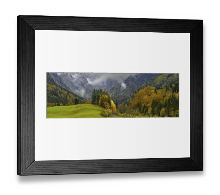 Framed Print : Autumn in the Trettachtal, near Oberstdorf