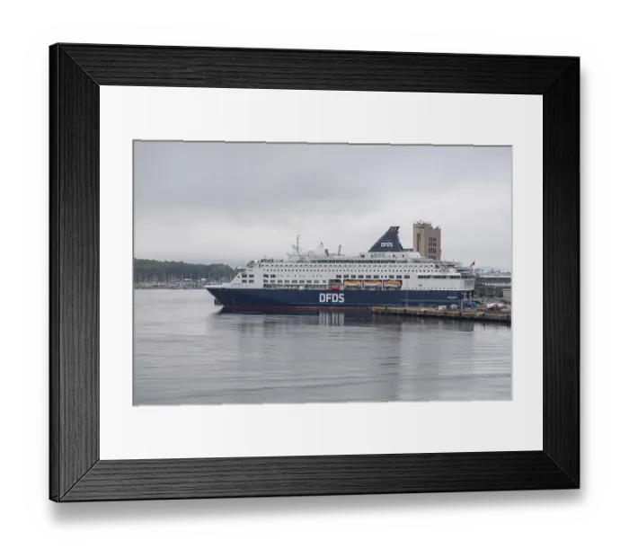 Framed Print : A picture of a DFDS cruise