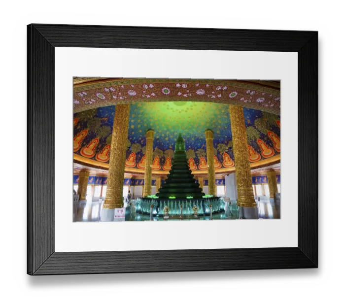 Framed Print : Wat Paknam Phasi Charoen, Thonburi