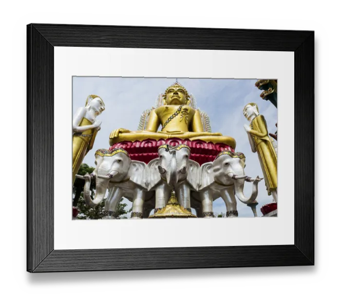 Framed Print : Wat Khun Chan, Thonburi, Bangkok, Thailand, Asia