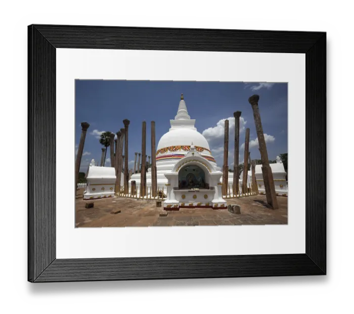Framed Print : Thuparama Dagoba Temple, Anuradhapura