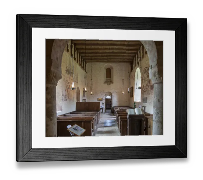Framed Print : Medieval frescoes church of Saint Mary Framed Print : Medieval frescoes church of Saint Mary