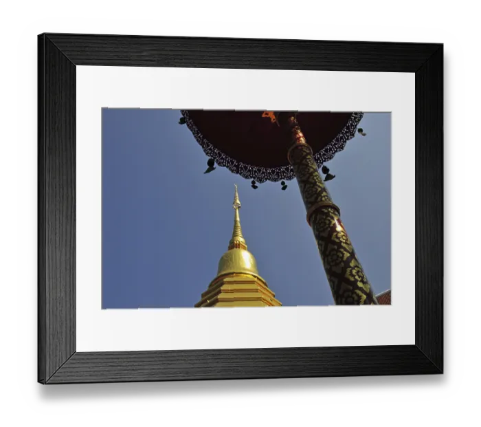 Framed Print : Sareerikkatartsirirak Pagoda at Wat Phan On Framed Print : Sareerikkatartsirirak Pagoda at Wat Phan On