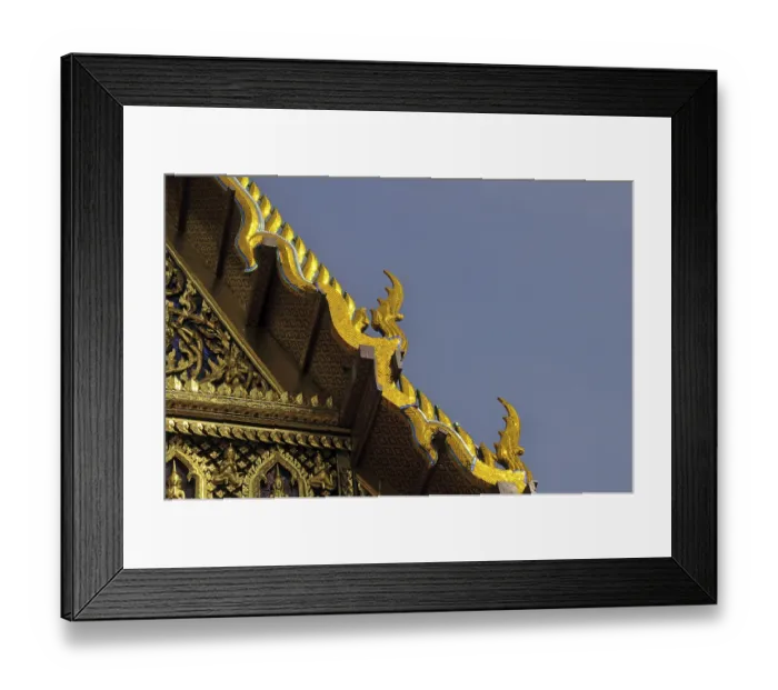 Framed Print : Chofah (Sky Tassel) at Hor Monthien Dharma