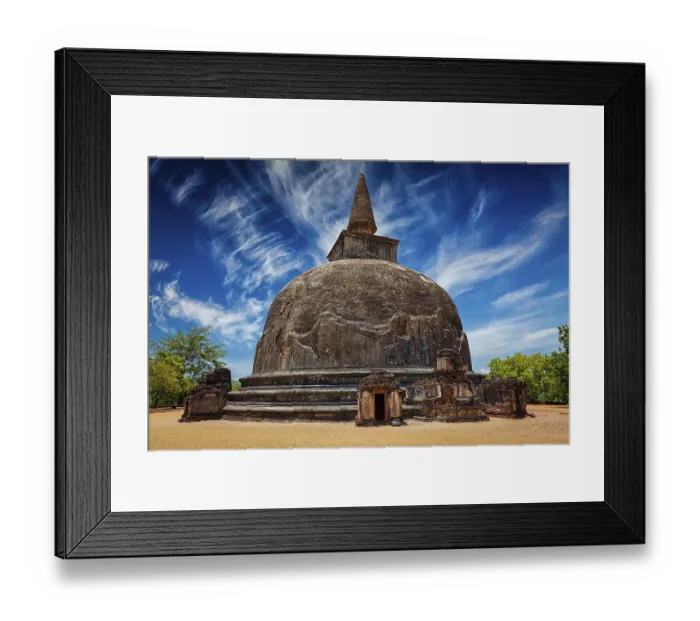 Framed Print : Sri Lankan tourist landmark, Kiri Vihara Framed Print : Sri Lankan tourist landmark, Kiri Vihara