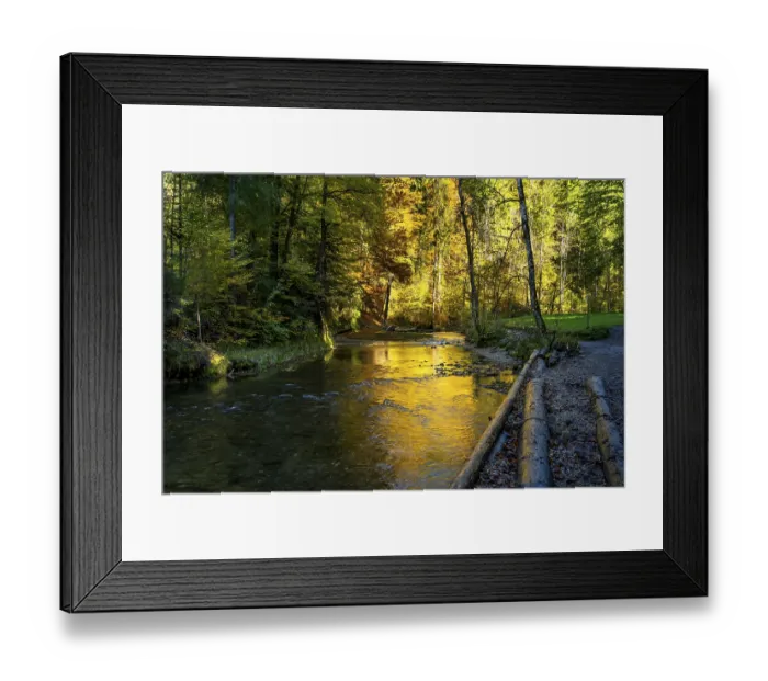 Framed Print : The Eistobel nature reserve, a gorge of the Obere Argen river Framed Print : The Eistobel nature reserve, a gorge of the Obere Argen river