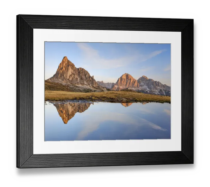 Framed Print : Ra Gusela in autumn, reflection Framed Print : Ra Gusela in autumn, reflection