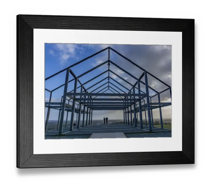 Framed Print : The Norddeutschland spoil tip in Neukirchen-Vluyn