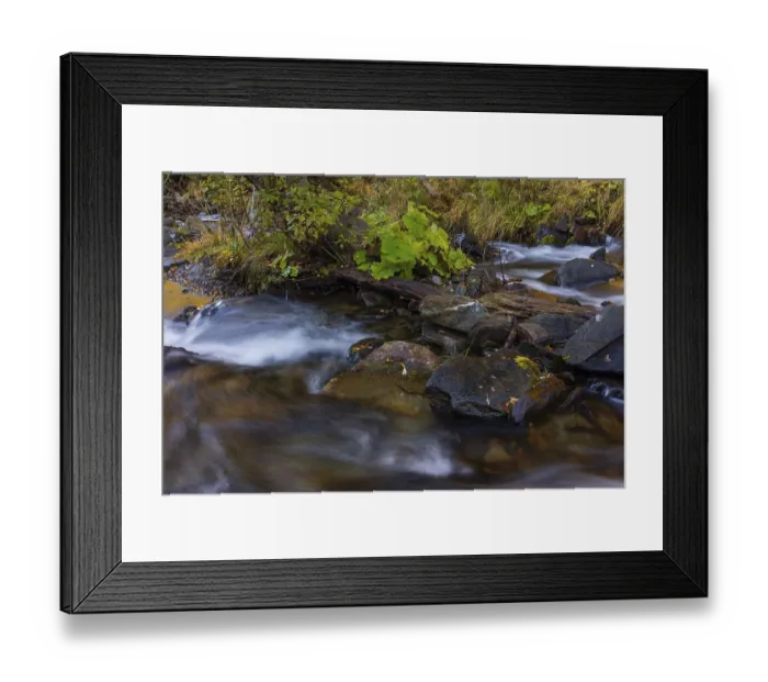 Framed Print : Doesen creek in the Doesen valley