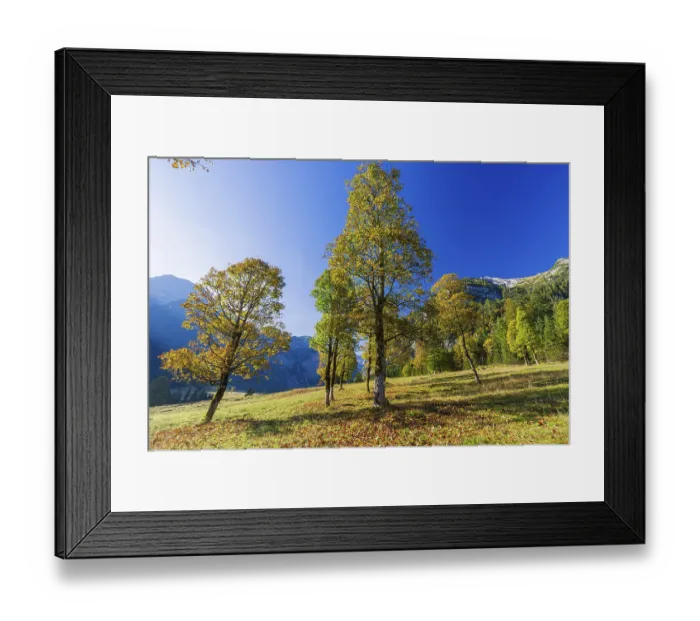 Framed Print : Nature conservancy area Grosser Ahornboden