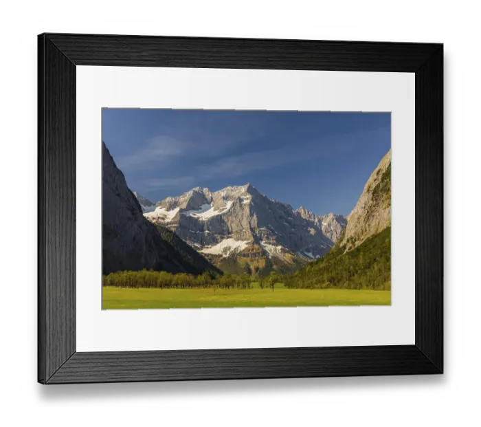 Framed Print : Nature conservancy area Grosser Ahornboden