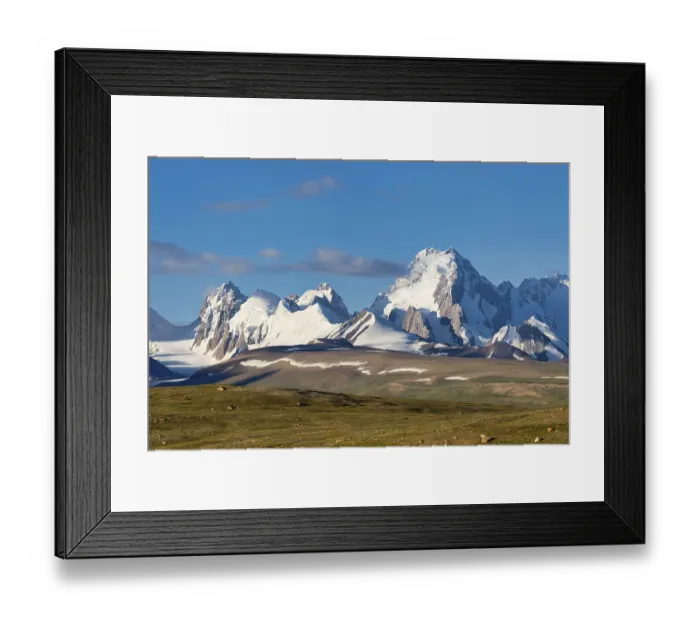 Framed Print : Kakshaal Too in the Tian Shan mountain range near the Chinese border Framed Print : Kakshaal Too in the Tian Shan mountain range near the Chinese border