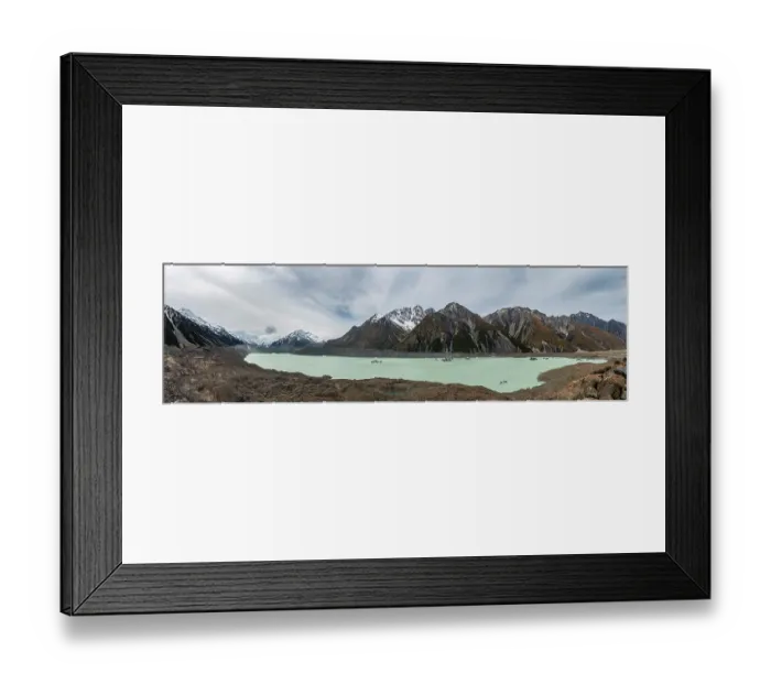 Framed Print : Tasman Glacier and Turquoise Glacial Lake Framed Print : Tasman Glacier and Turquoise Glacial Lake