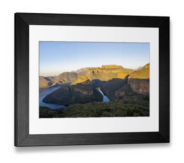 Framed Print : Sunset at Blyde River Canyon with GIpfel Three Rondawels Framed Print : Sunset at Blyde River Canyon with GIpfel Three Rondawels