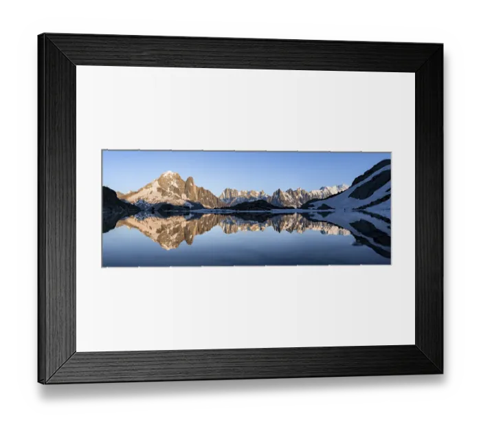 Framed Print : Mountain landscape in the evening light Framed Print : Mountain landscape in the evening light