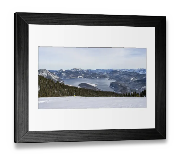 Framed Print : View of the Walchensee from the Simetsberg Framed Print : View of the Walchensee from the Simetsberg