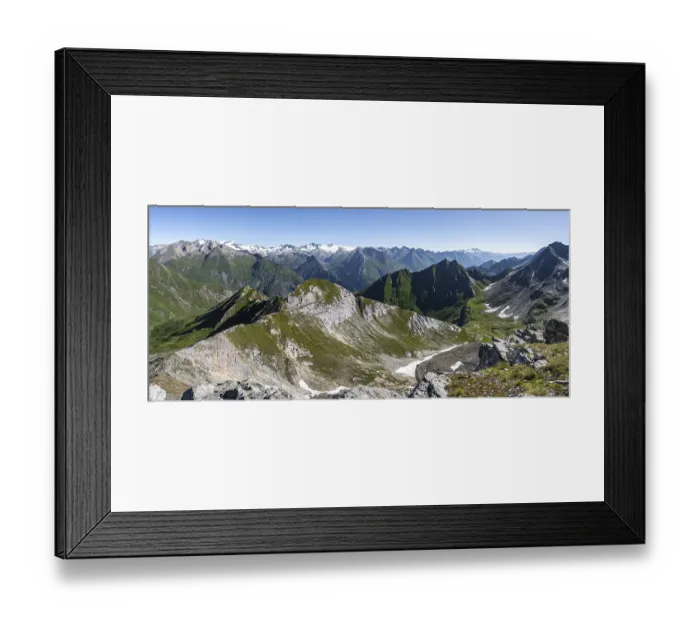Framed Print : Mountain panorama with Grossvenediger