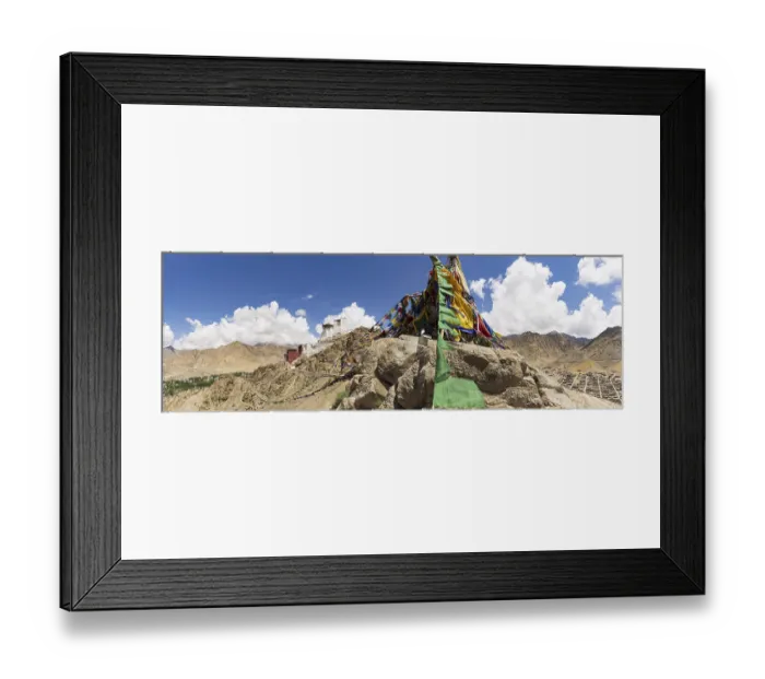 Framed Print : Namgyal Tsemo Gompa Monastery, Tsenmo Hills Framed Print : Namgyal Tsemo Gompa Monastery, Tsenmo Hills