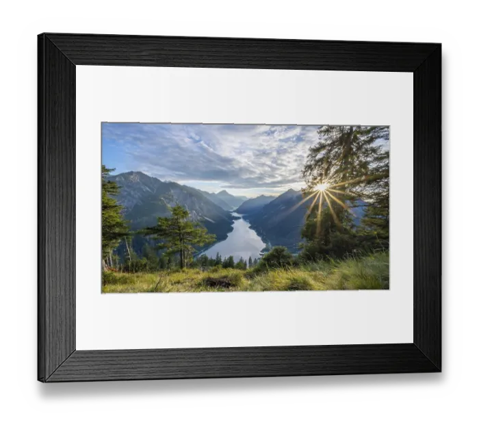 Framed Print : View from the summit of Schoenjoechl Framed Print : View from the summit of Schoenjoechl