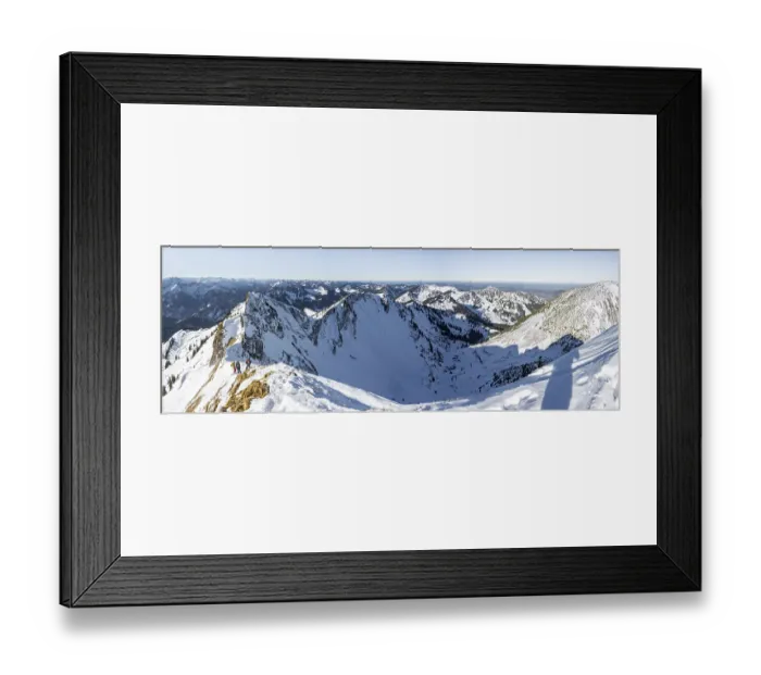 Framed Print : Alpine panorama, summit of the Rotwand