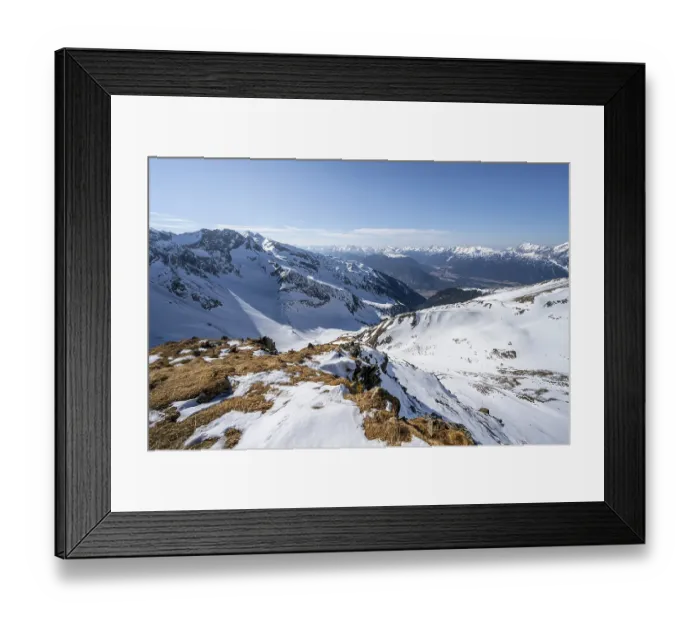 Framed Print : Summit of the Mitterzeigerkogel in winter Framed Print : Summit of the Mitterzeigerkogel in winter