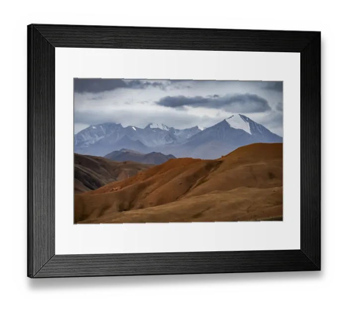 Framed Print : View over red mountainous landscape Framed Print : View over red mountainous landscape
