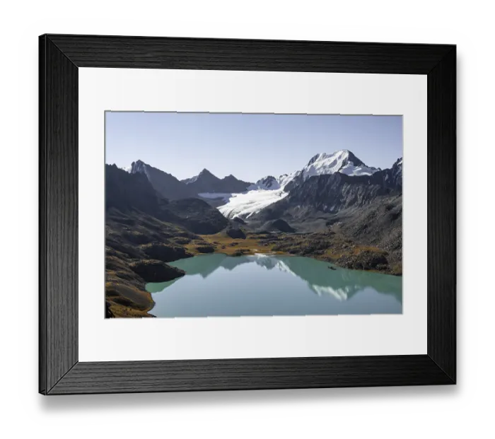 Framed Print : Dramatic landscape, Tien Shan high mountains Framed Print : Dramatic landscape, Tien Shan high mountains