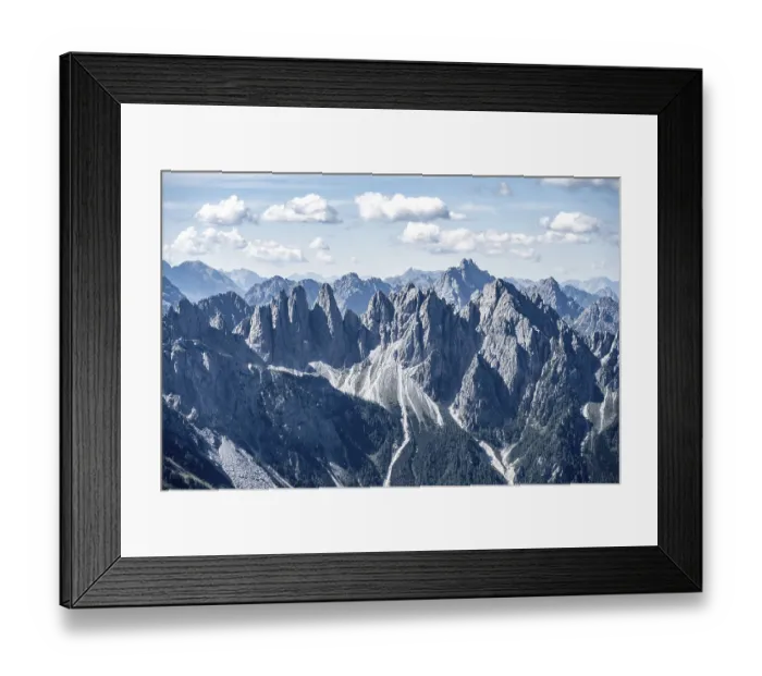 Framed Print : Three Peaks, jagged mountains, Sesto Dolomites Framed Print : Three Peaks, jagged mountains, Sesto Dolomites