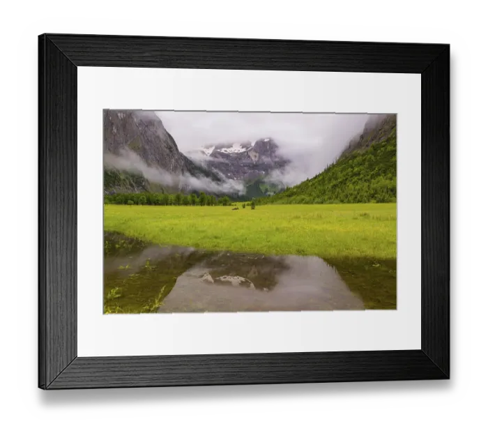 Framed Print : Nature conservancy area Grosser Ahornboden