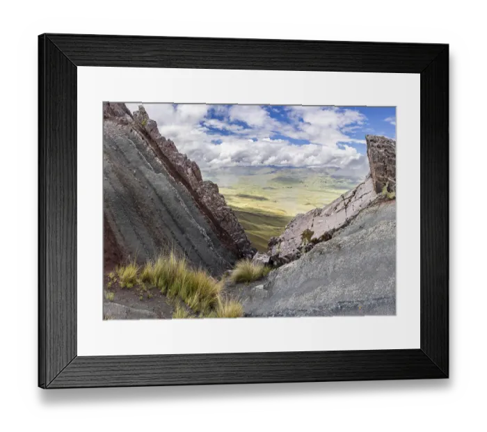 Framed Print : Pallay Punchu Rainbowmountain, Layo
