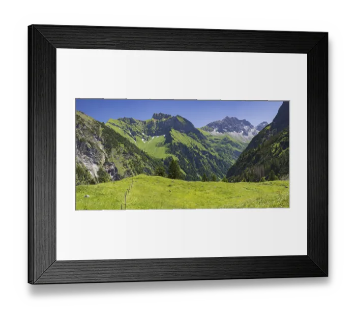 Framed Print : Schneck, 2268m, Himmelhorn, 2111m