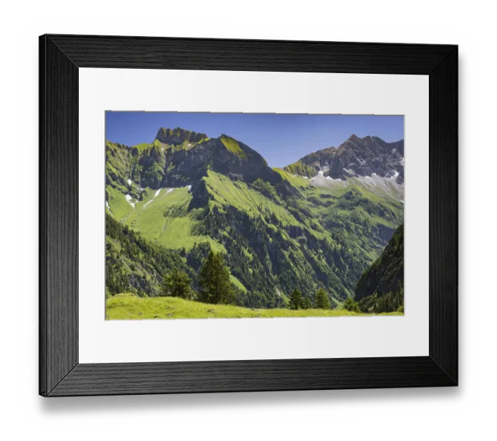 Framed Print : Schneck, 2268m, Himmelhorn, 2111m Framed Print : Schneck, 2268m, Himmelhorn, 2111m