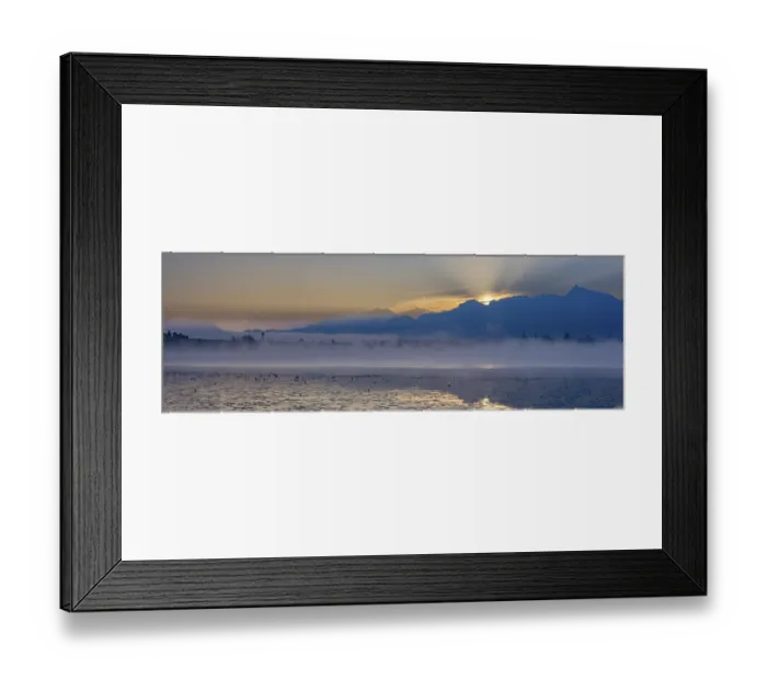 Framed Print : Sunrise at Lake Hopfensee near Fuessen Framed Print : Sunrise at Lake Hopfensee near Fuessen