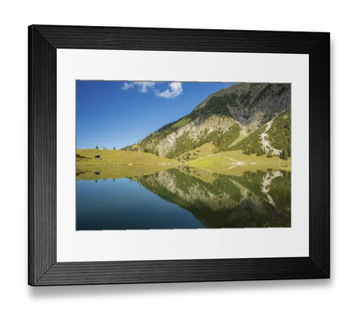 Framed Print : Unterer Gaisalpsee, Allgaeu Alps