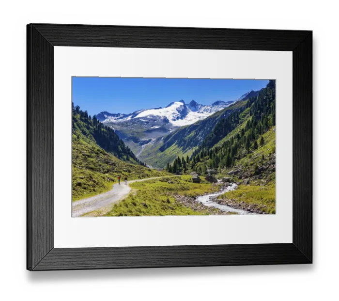 Framed Print : Reichenspitze, Wildgerlostal, Krimml