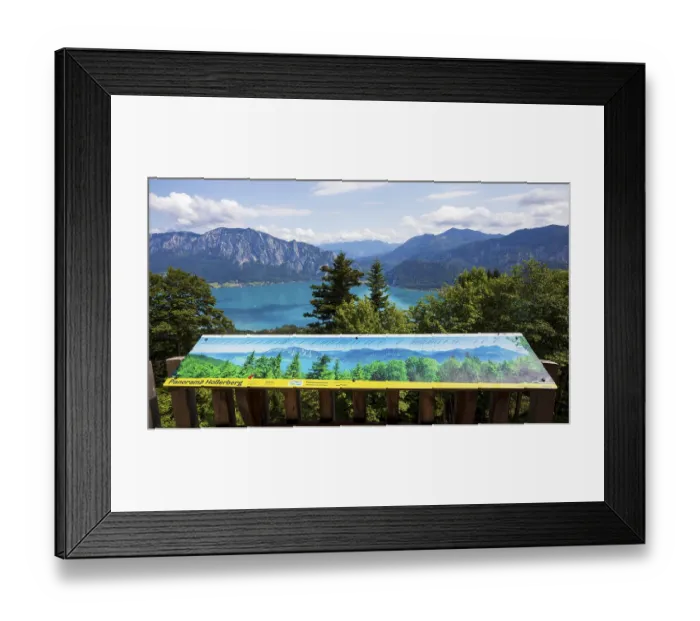 Framed Print : Hollerberg viewing platform on the Hochplettspitz Framed Print : Hollerberg viewing platform on the Hochplettspitz