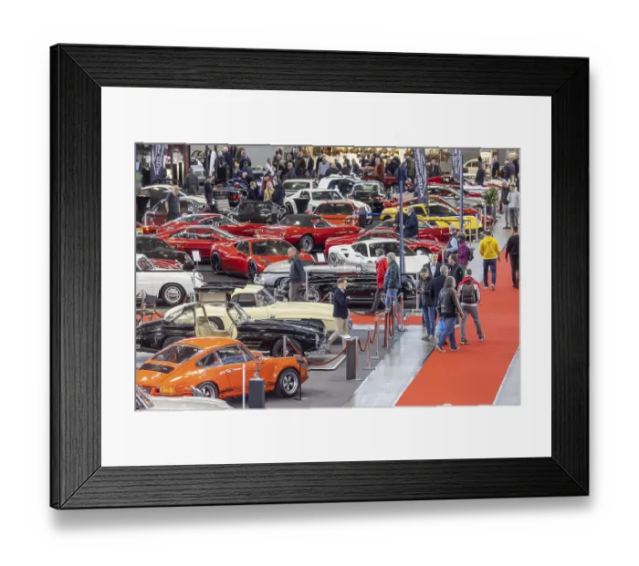 Framed Print : Retro Classics car show opens in Stuttgart Framed Print : Retro Classics car show opens in Stuttgart