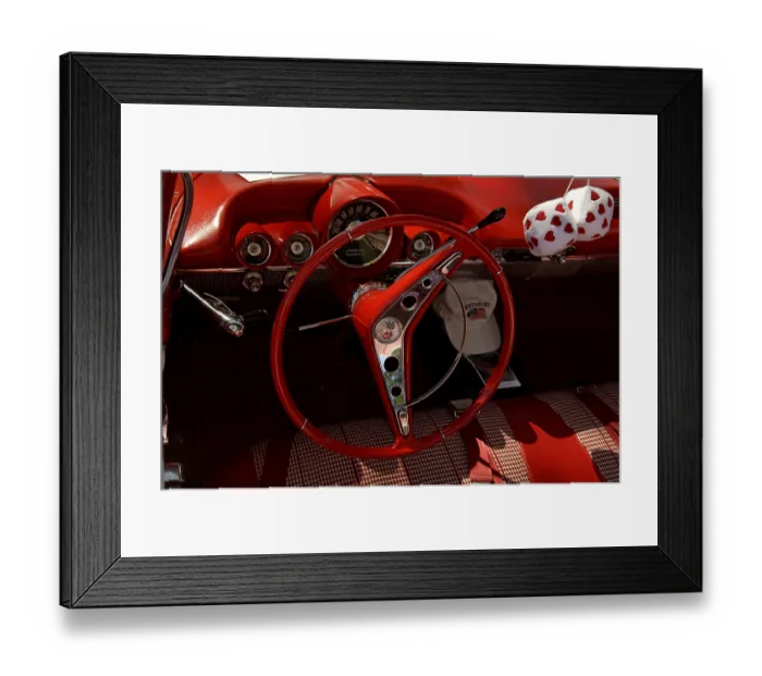 Framed Print : Dashboard and cockpit of a 1960 Chevrolet at a Classic Car Show in Belvidere Framed Print : Dashboard and cockpit of a 1960 Chevrolet at a Classic Car Show in Belvidere